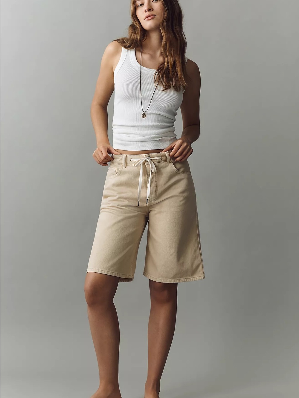 Pilcro Classic Bermuda Denim Shorts. Size 31.